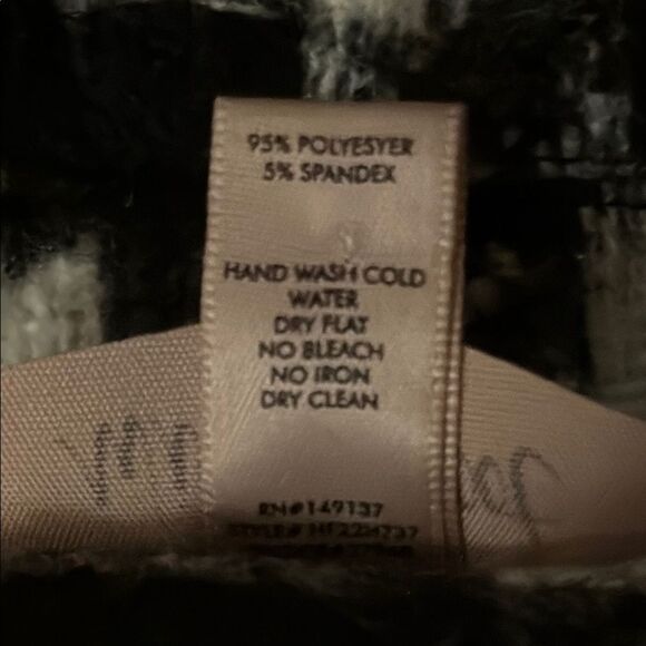 🌹 WILLOW & ROOT BLACK CHECKERED DRESS COAT - Picture 2 of 10